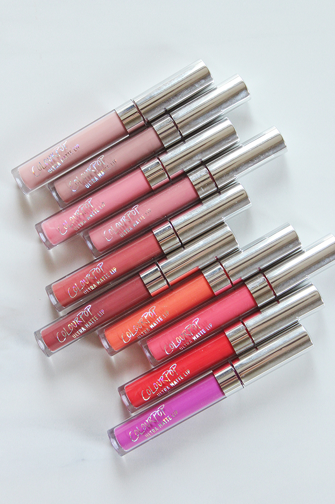 COLOURPOP ULTRA MATTE LIP PHOTOS, REVIEW, SWATCHES - JustineCelina