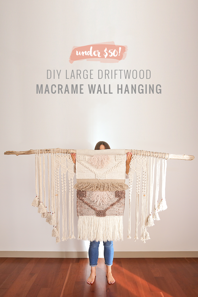Large macrame wall hanging