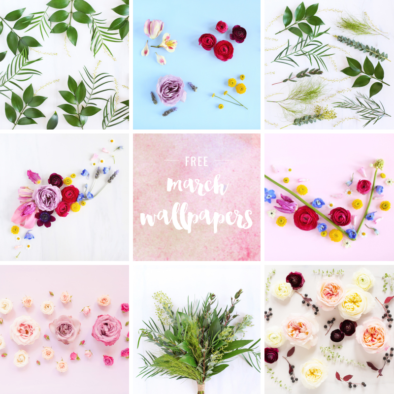 March Digital Blooms Roundup 8 Free Tech Wallpapers Justinecelina